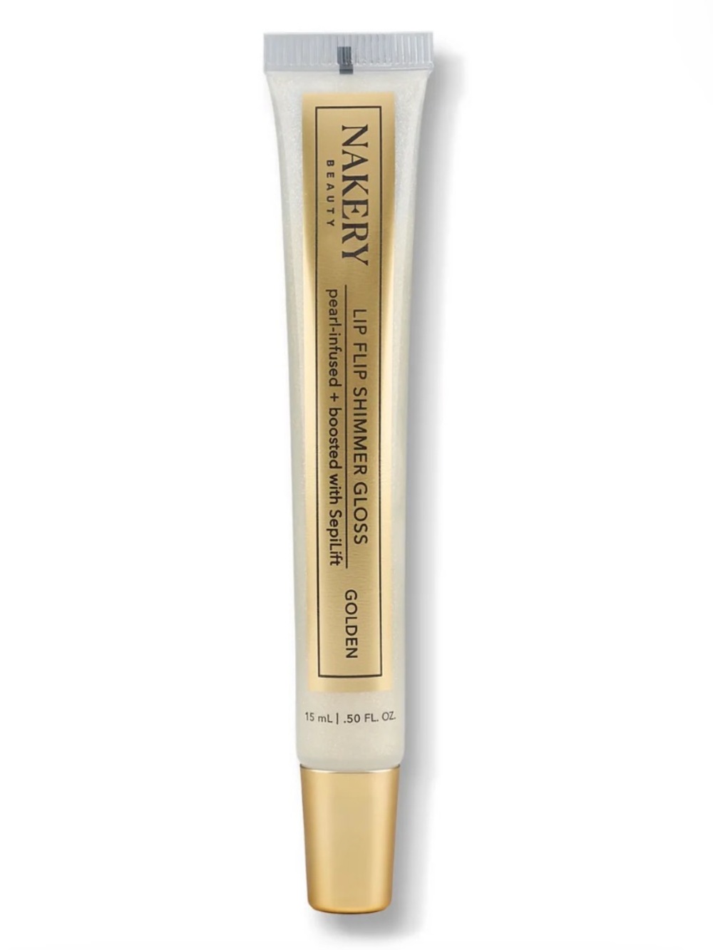 NEW 2 Nakery Golden Lip Flip Shimmer Gloss